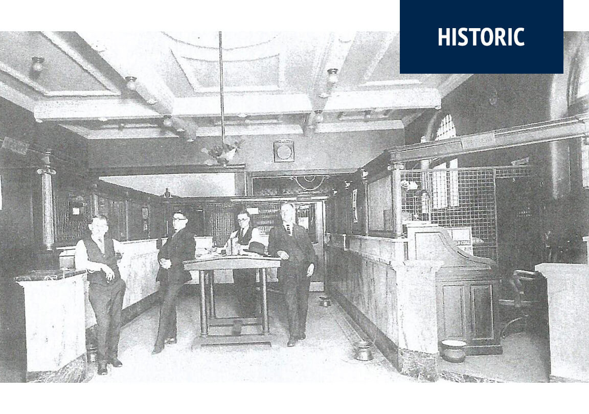 Historic ground floor inside the RC Henry Building.